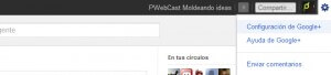 google-plus Pwebcast desarrollo y paginas web
