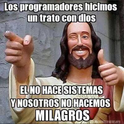 Los programadores no hacemos milagros