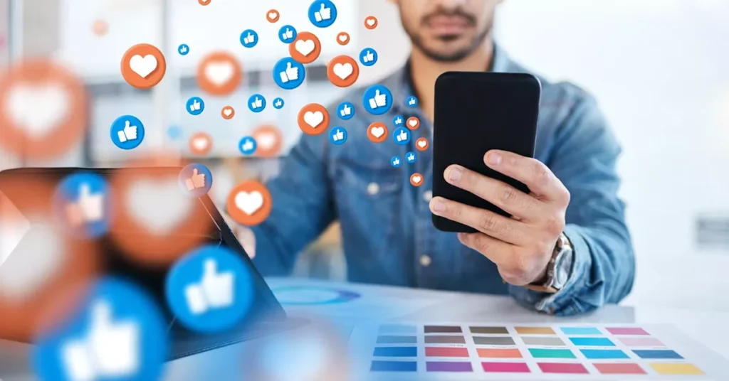 2. Estás en redes sociales… pero no en las correctas