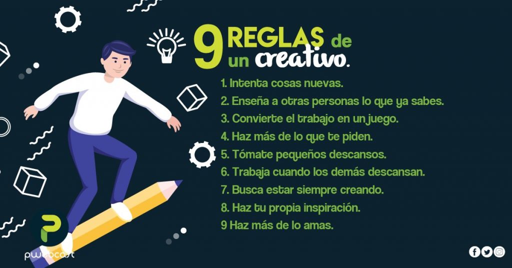 9 reglas de un creativo