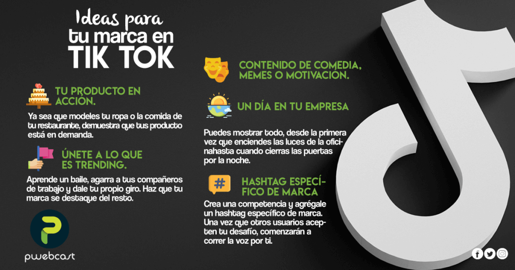 Ideas para tu marca en TikTok