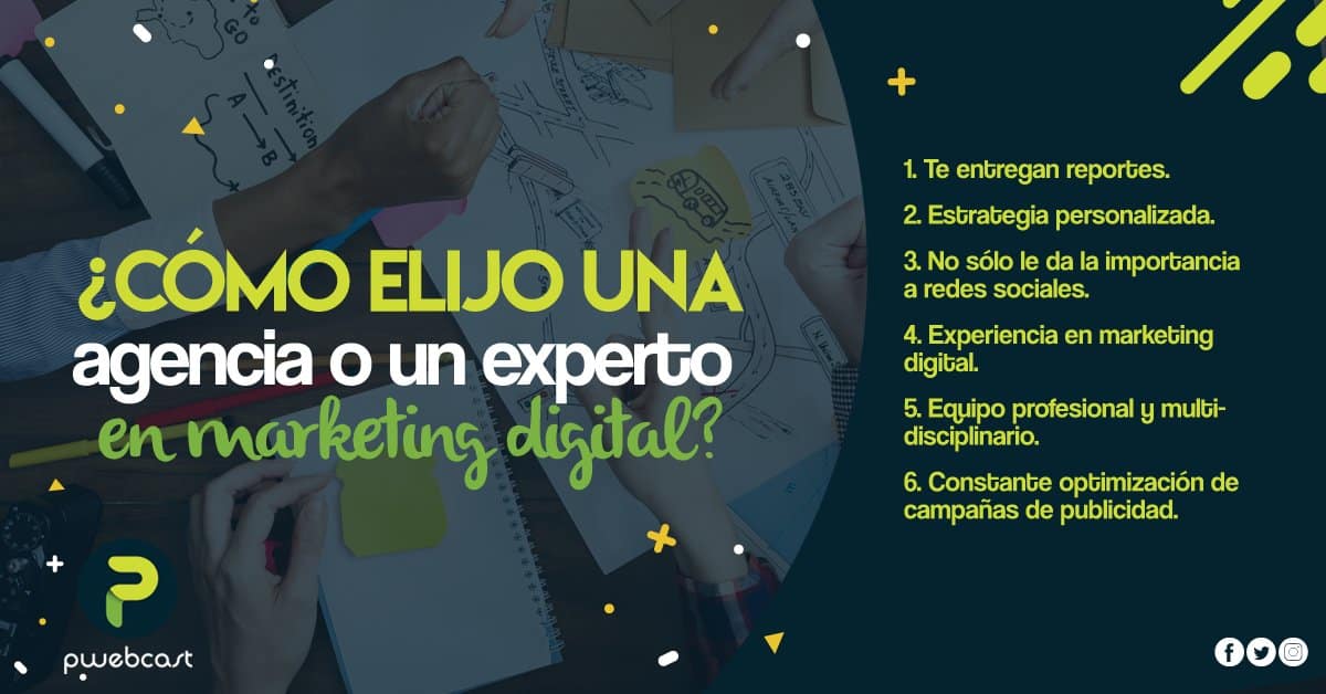 Como elijo una agencia o un experto en marketing digital