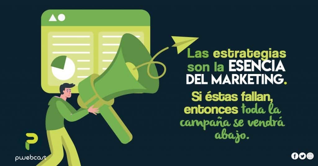 Las estrategias son la esencia del marketing