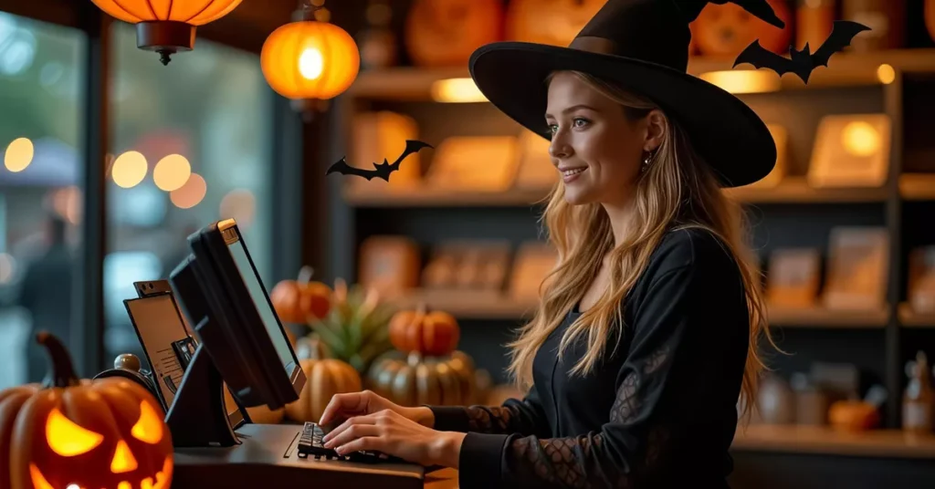 12. Convierte tu sucursal en una escena de Halloween